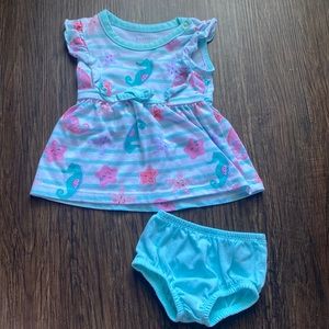 Ruffle Dress w/ Bloomers (2-piece set)